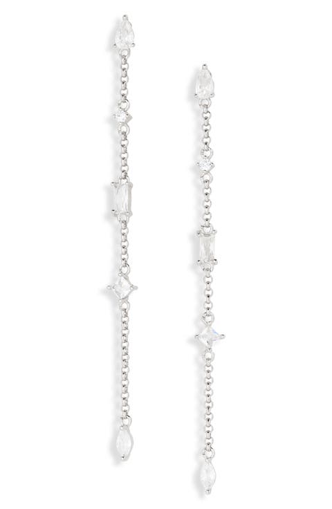 Cubic Zirconia Drop Earrings