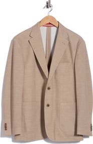 Lucky Brand Solid Pique Knit Sport Coat