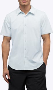 Cuts Crossover Performance Short Sleeve Button-Up Shirt