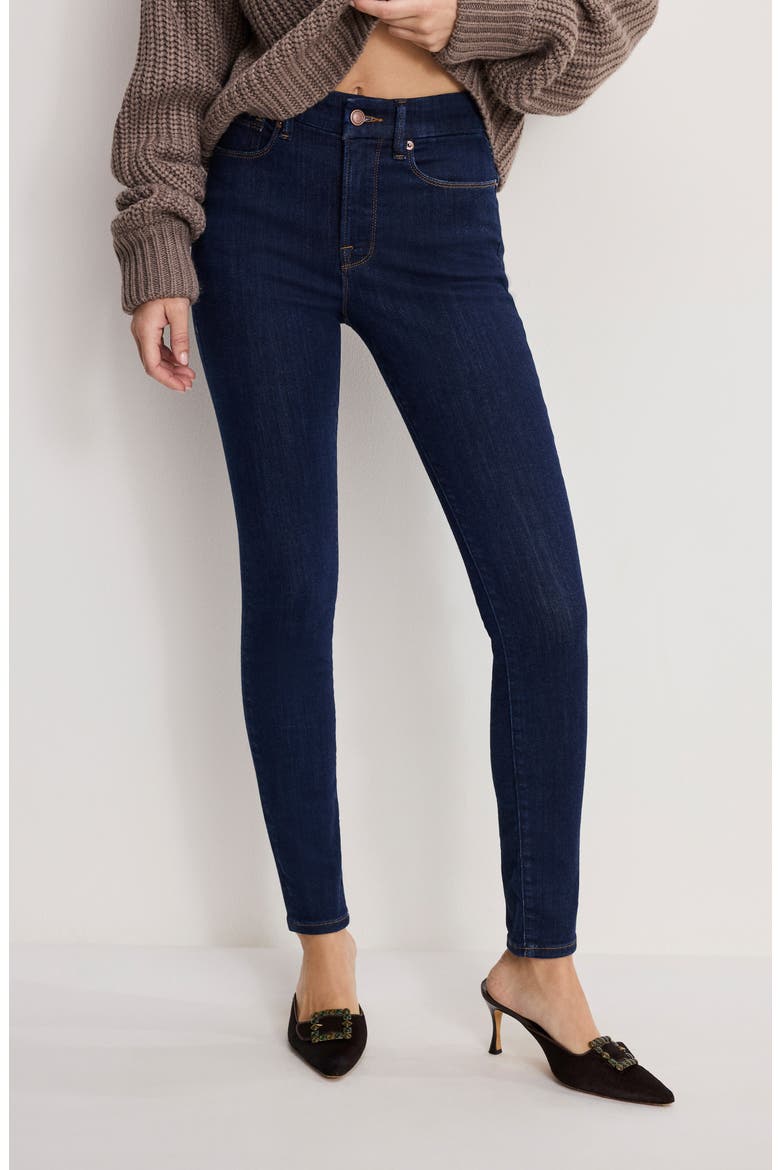 Good Legs High Waist Skinny Jeans, Alternate, color, INDIGO1153