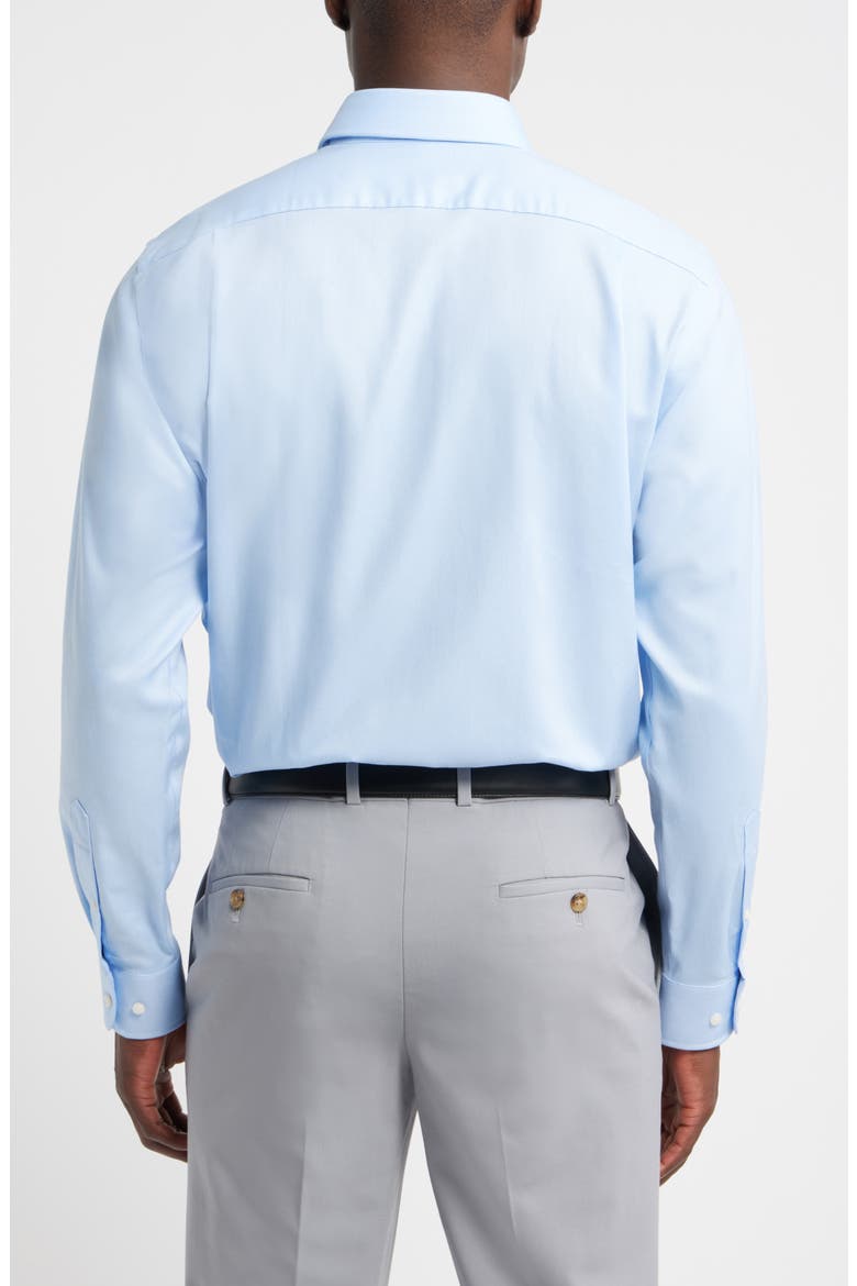 Traditional Fit Cotton Oxford Non-Iron Dress Shirt, Alternate, color, BLUE- WHITE ROYAL OXFORD