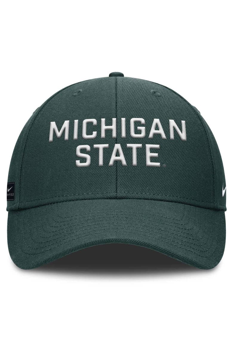 Nike Men's Nike Green Michigan State Spartans Rise Practice Adjustable Hat, Alternate, color, Green