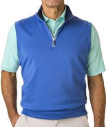 Fairway & Greene Caves Mens Golf Quarter-Zip Vest