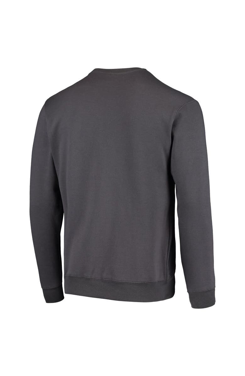 COLOSSEUM Men's Colosseum Charcoal Pitt Panthers Arch & Logo Sweatshirt, Alternate, color, Charcoal