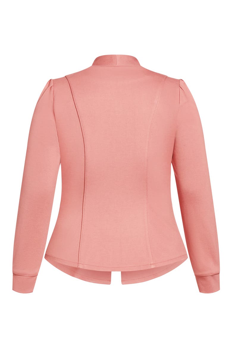 Piping Praise Jacket, Alternate, color, DUSTY PEACH
