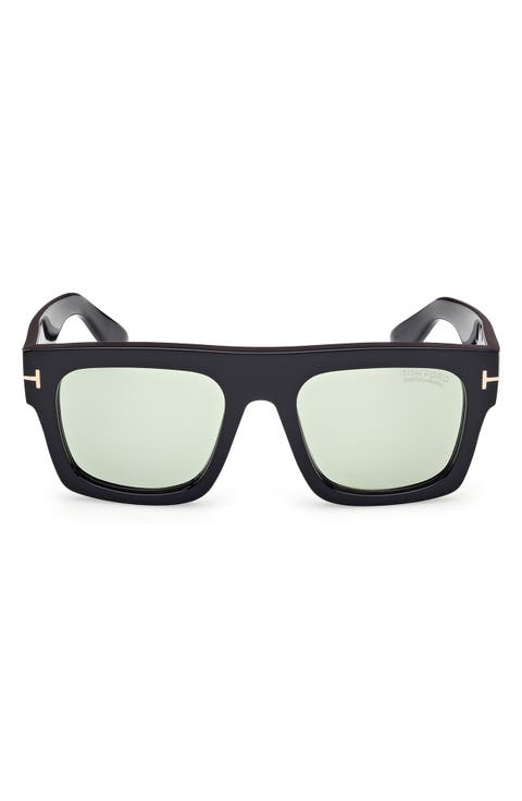 Fausto 53mm Square Sunglasses