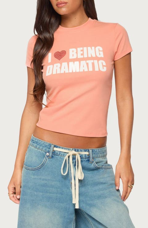 I Heart Being Dramatic Graphic T-Shirt