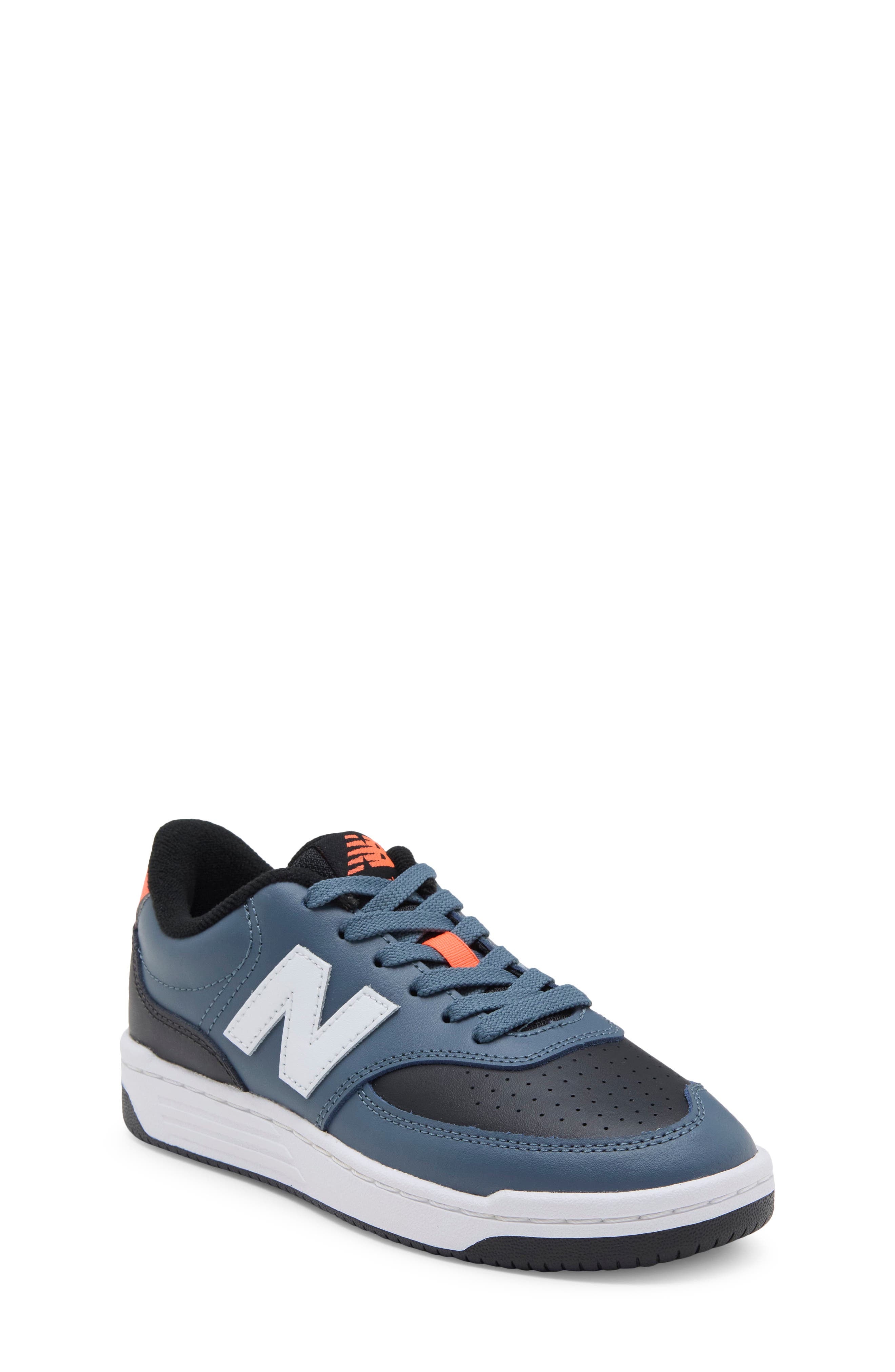 BB80 Basketball Sneaker, Main, color, GREY MATTER/ TANGERINE HEAT
