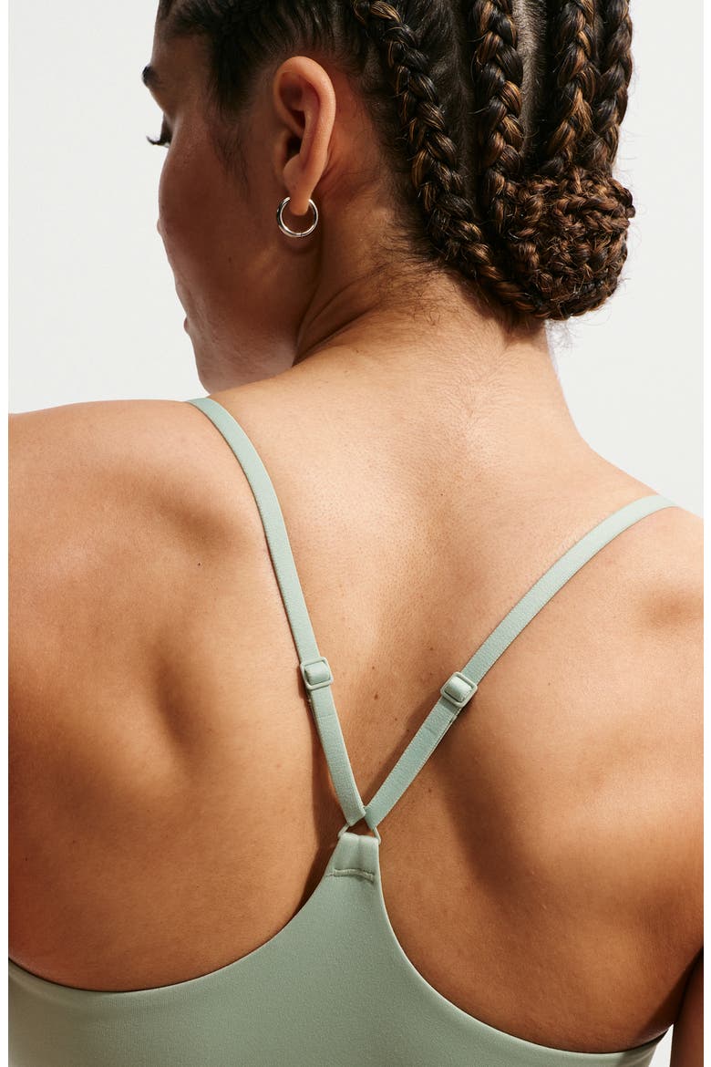 Indy Dri-FIT Sports Bra, Alternate, color, STEAM/ WHITE/ BARELY GREEN