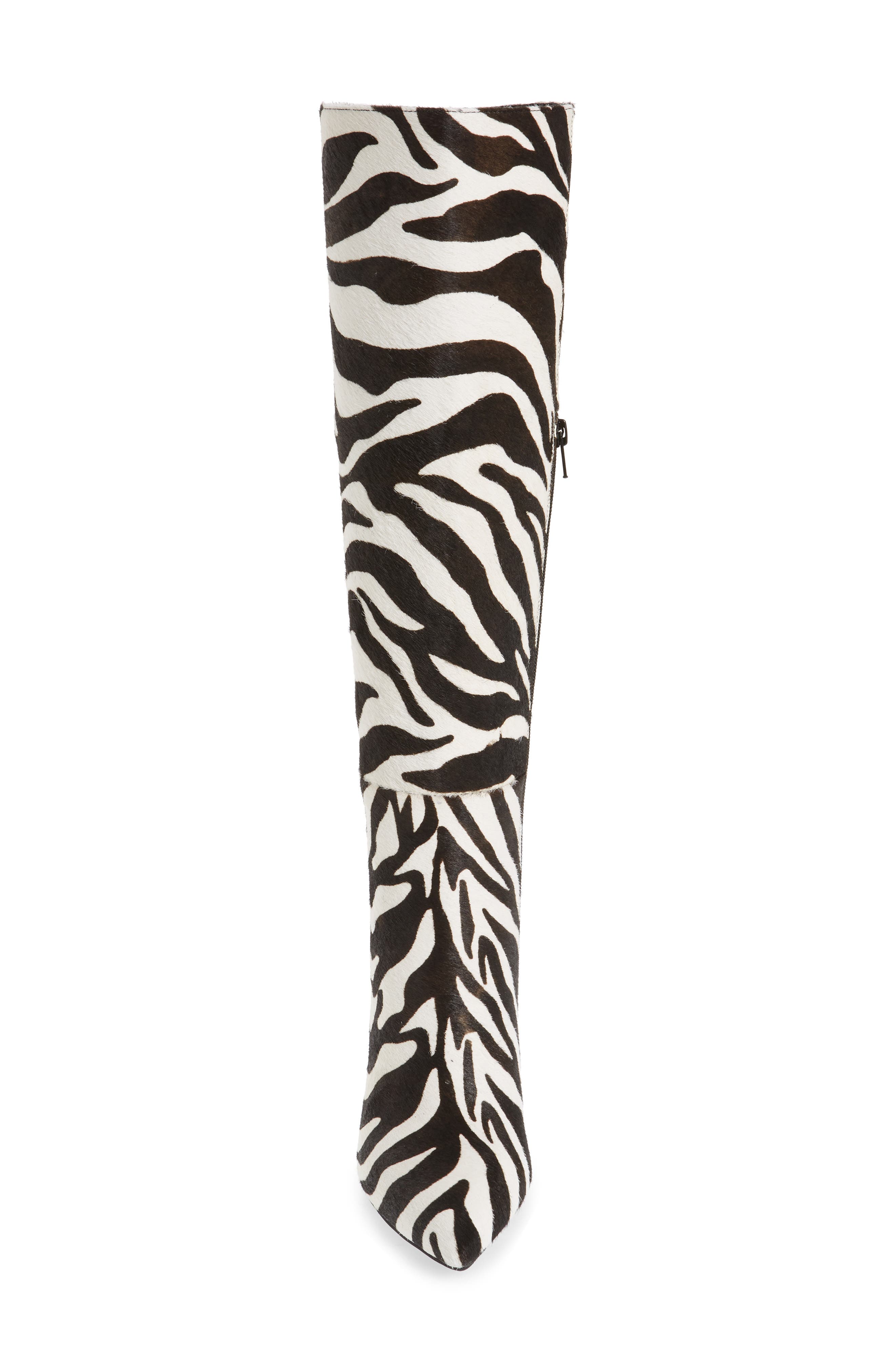 Jeffrey Campbell Arsen Genuine Calf Hair Knee High Boot, Alternate, color, 