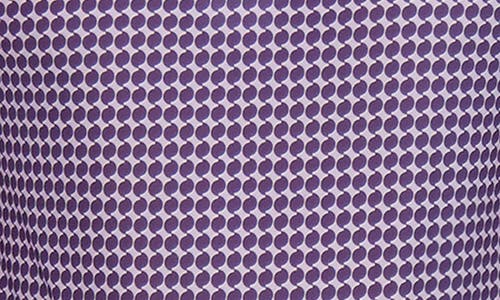 Ben Sherman Optic Geo Tech Jersey Golf Polo In Purple