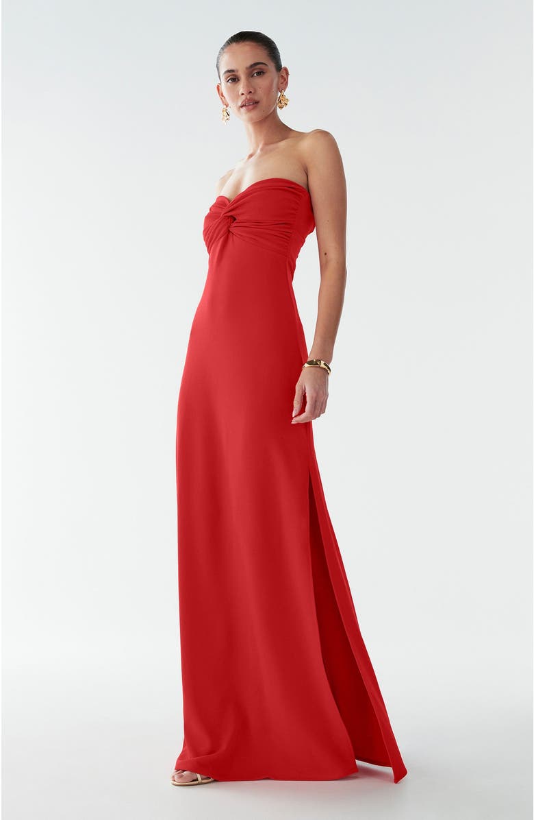 BWLDR Chase Maxi Dress, Alternate, color, Red