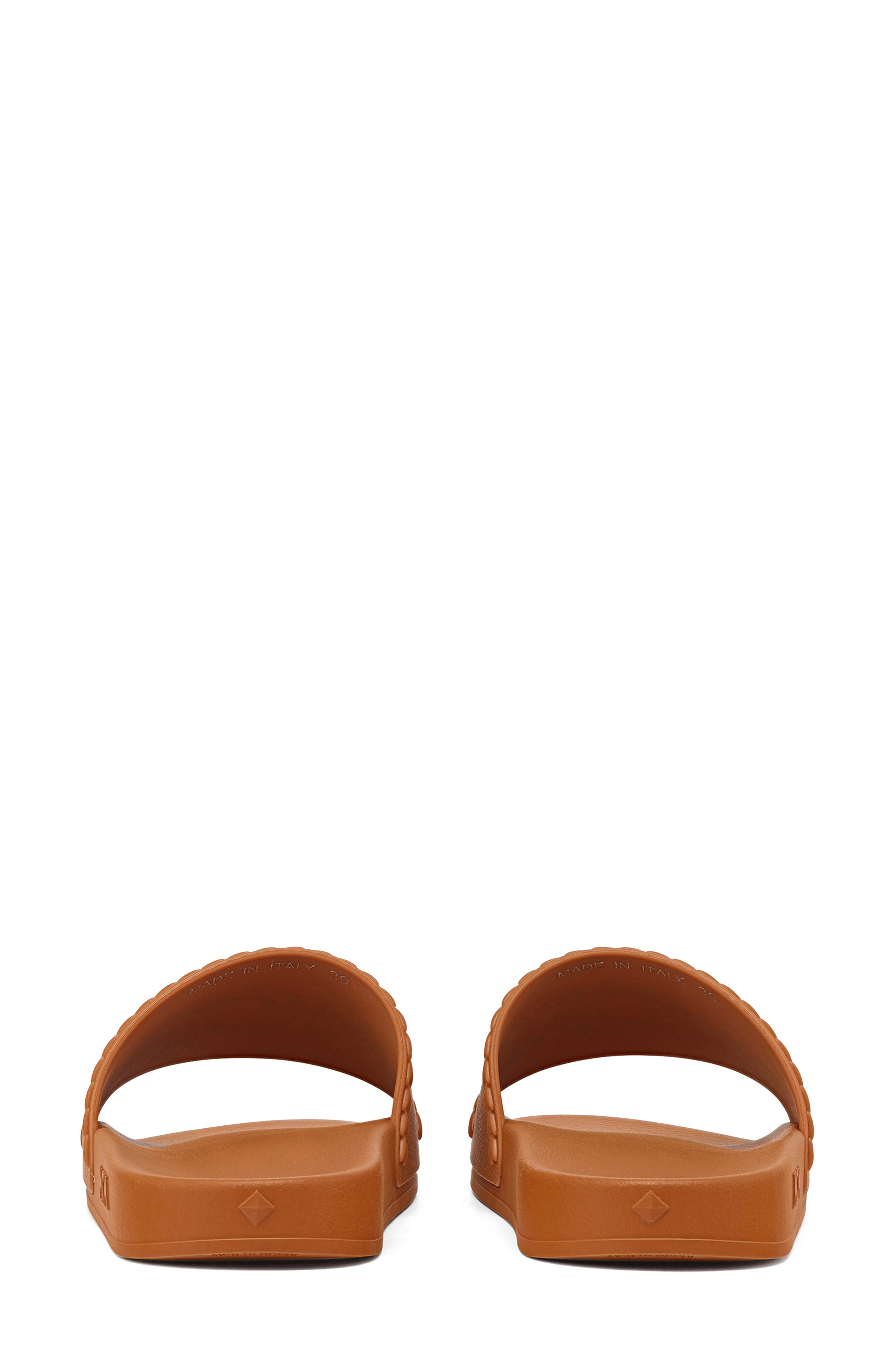 MCM Logo Slide Sandal, Alternate, color, 