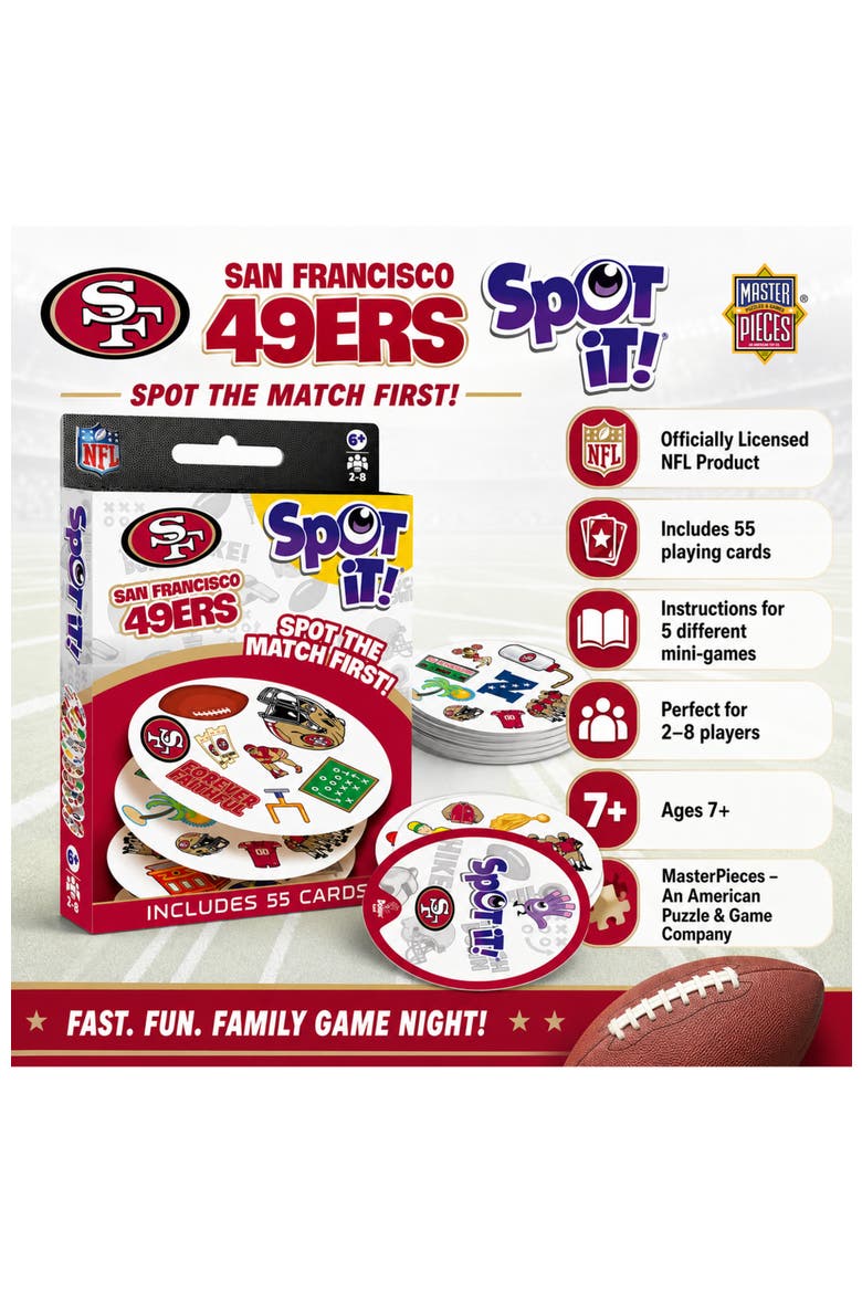 San Francisco 49ers Spot It! Card Game, Alternate, color, Multicolor