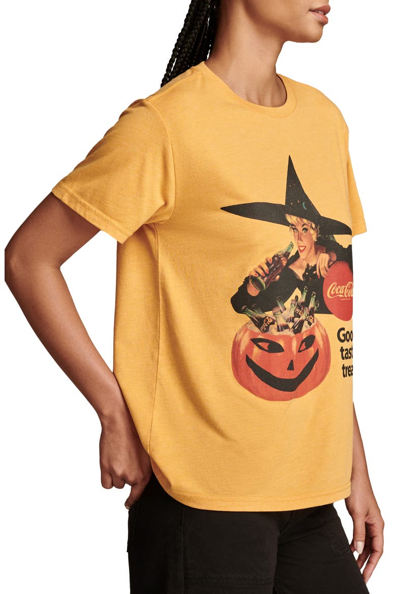 Coca Cola® Good Taste Treat Graphic T-Shirt, Alternate, color, HONEY YELLOW