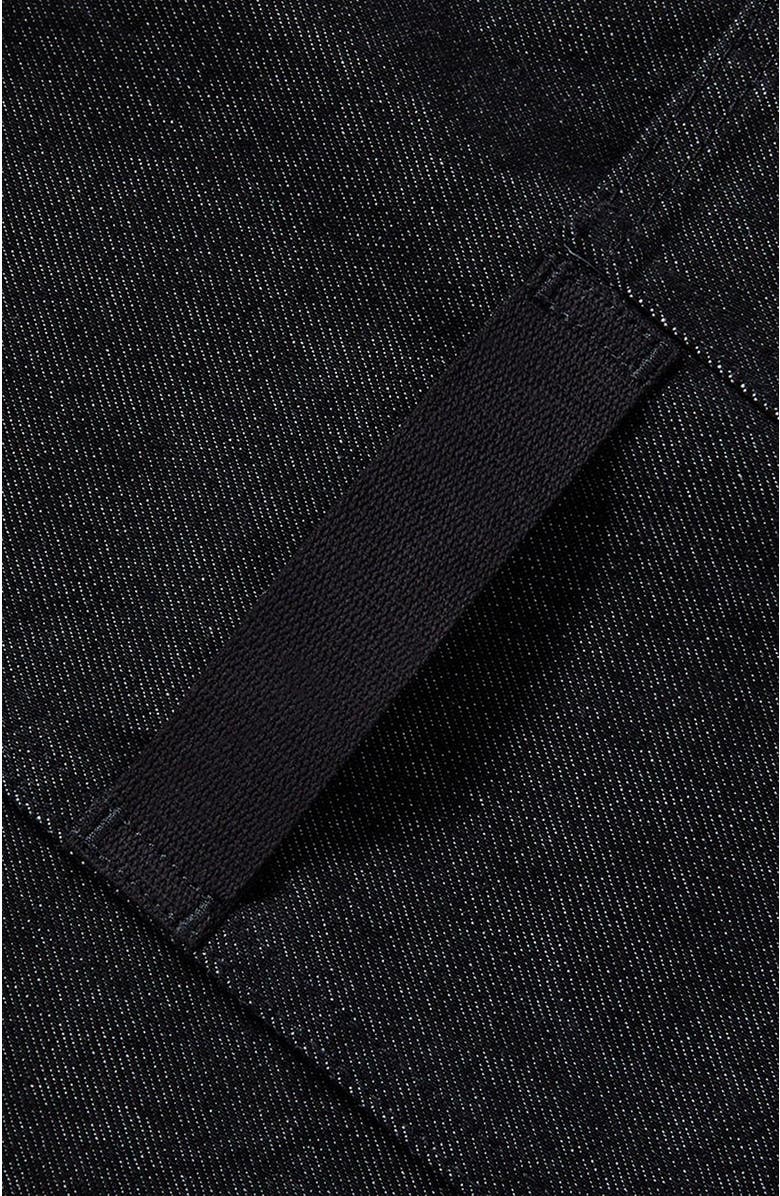 Hedley & Bennett The Essential Apron - Abalone Black Denim, Alternate, color, Abalone Denim