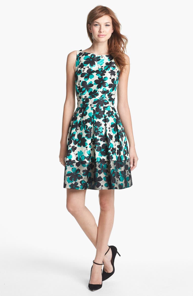 Taylor Dresses Fit & Flare Dress, Main, color, 