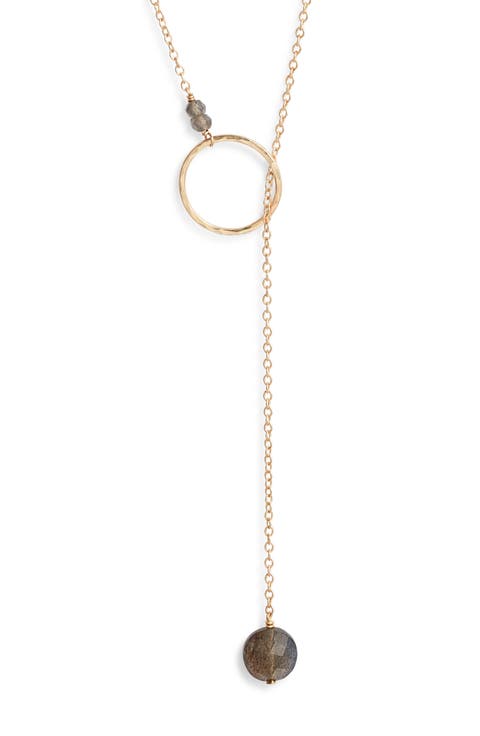 Gwyneth Semiprecious Toggle Necklace