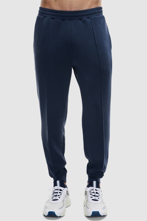 Peloton Washed Interlock Jogger In Deep Navy