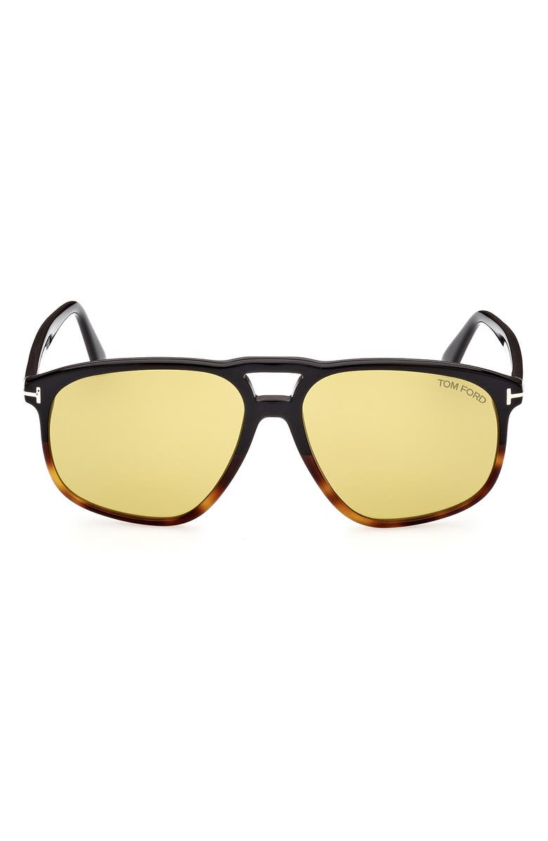 TOM FORD 58mm Navigator Sunglasses, Main, color, 