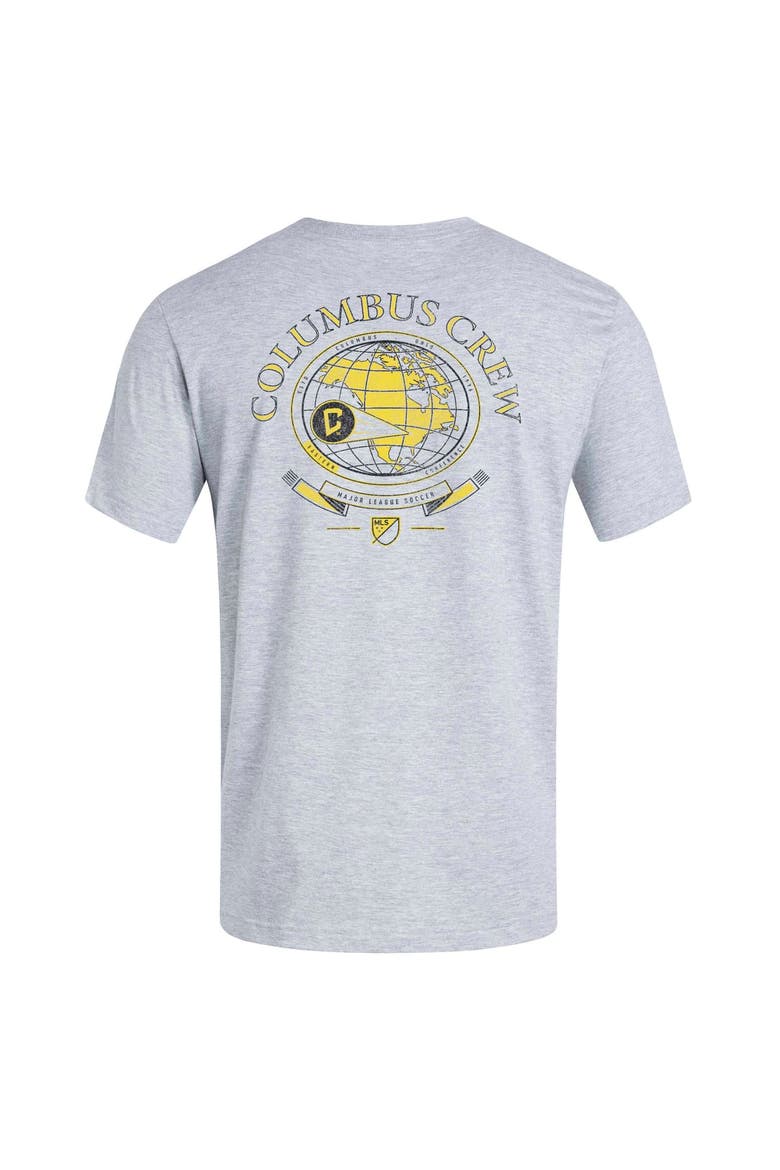 Men's adidas Heather Gray Columbus Crew World Pitch T-Shirt, Alternate, color, Heather Gray