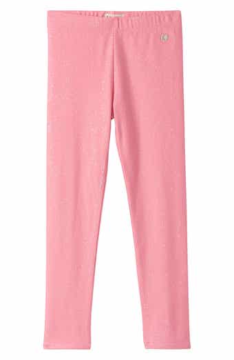 Kids' Cozy Glitter Stretch Cotton Leggings