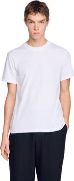 SANDRO T-shirt with double S patch