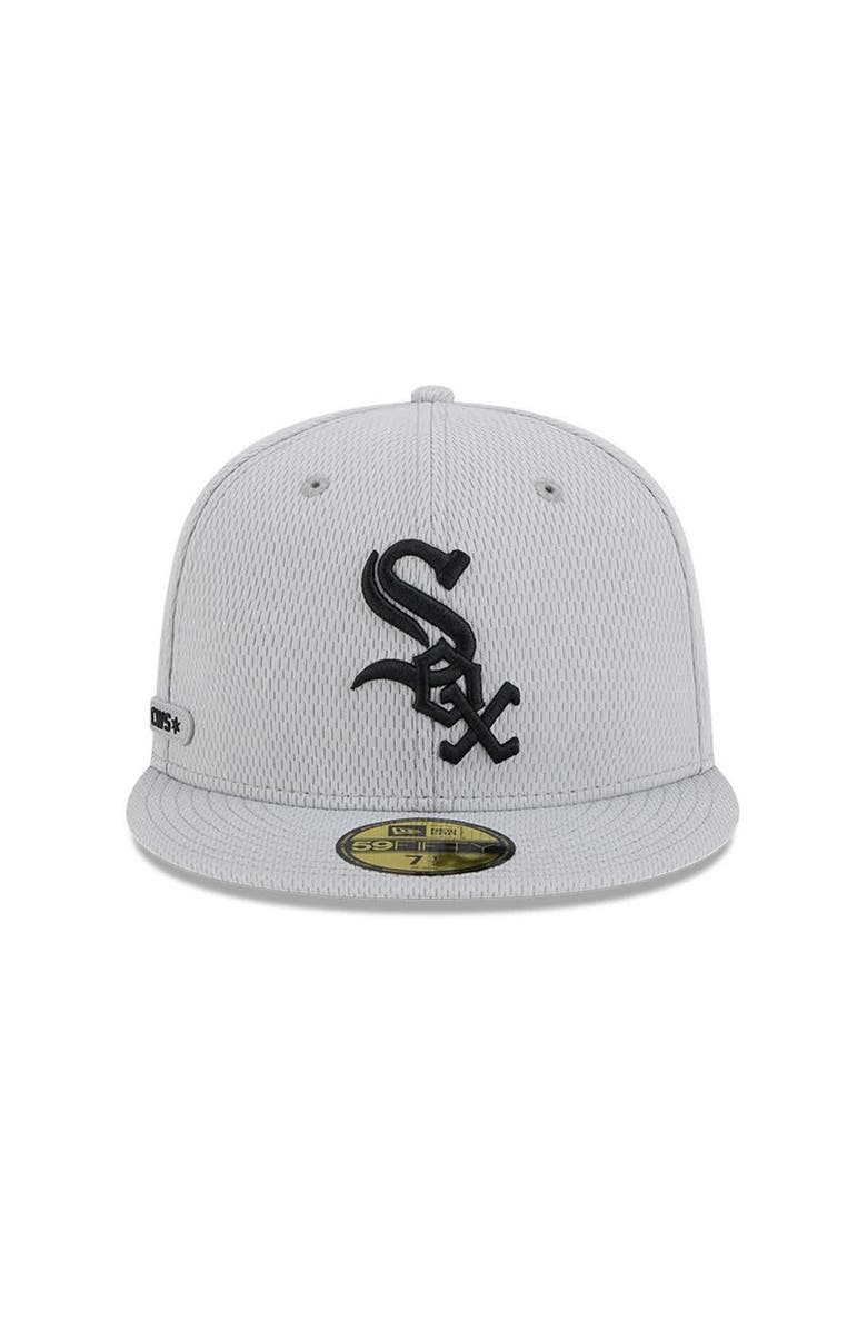 New Era Men's New Era Gray Chicago White Sox 2025 MLB Clubhouse 59FIFTY Fitted Hat, Alternate, color, Gray