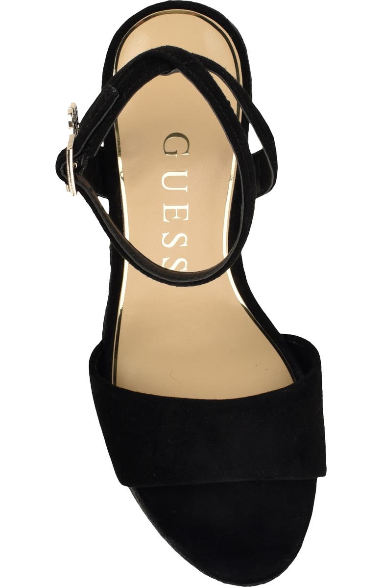 GUESS Gweverly Platform Wedge Sandal, Alternate, color,