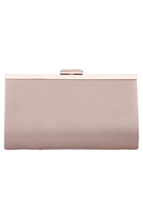 Nina Ophelia Frame Clutch In Brown
