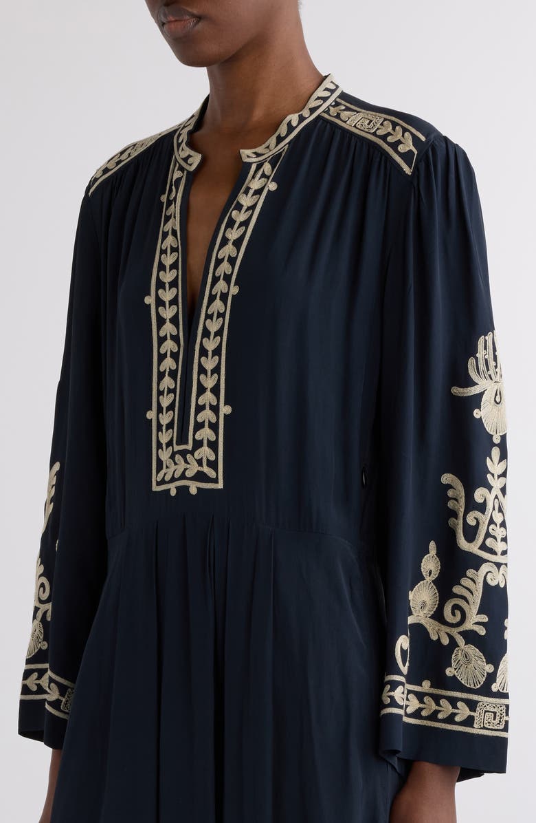 Isabel Marant Étoile Feliana Embroidered Long Sleeve Maxi Dress, Alternate, color,