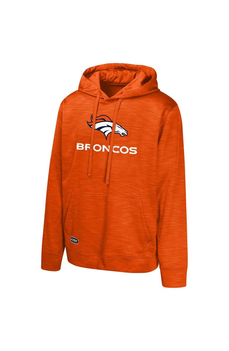 Outerstuff Men's Orange Denver Broncos Streak Fleece Pullover Hoodie, Alternate, color, Orange