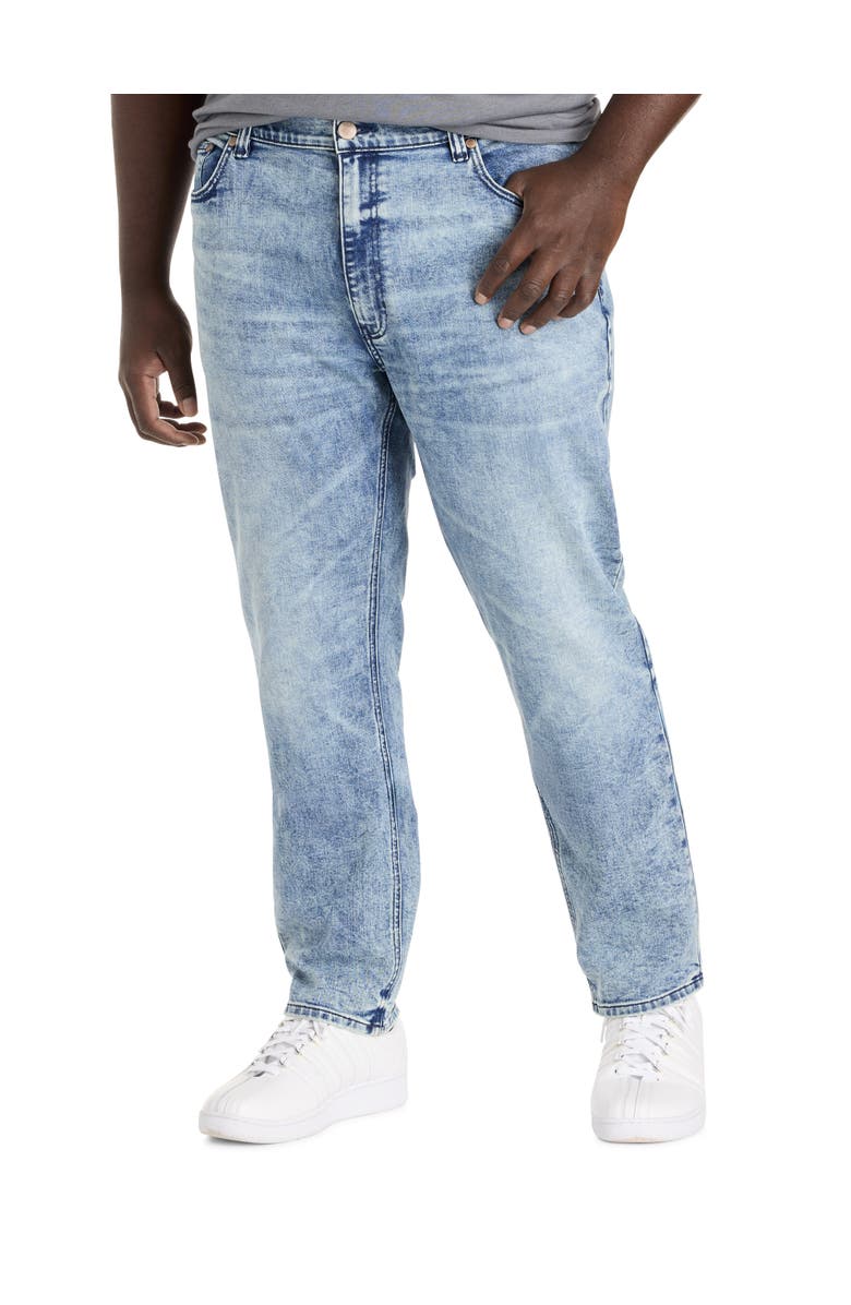 True Nation by DXL Big & Tall Aged Appeal Tapered-Fit Jeans, Main, color, Aged Appeal