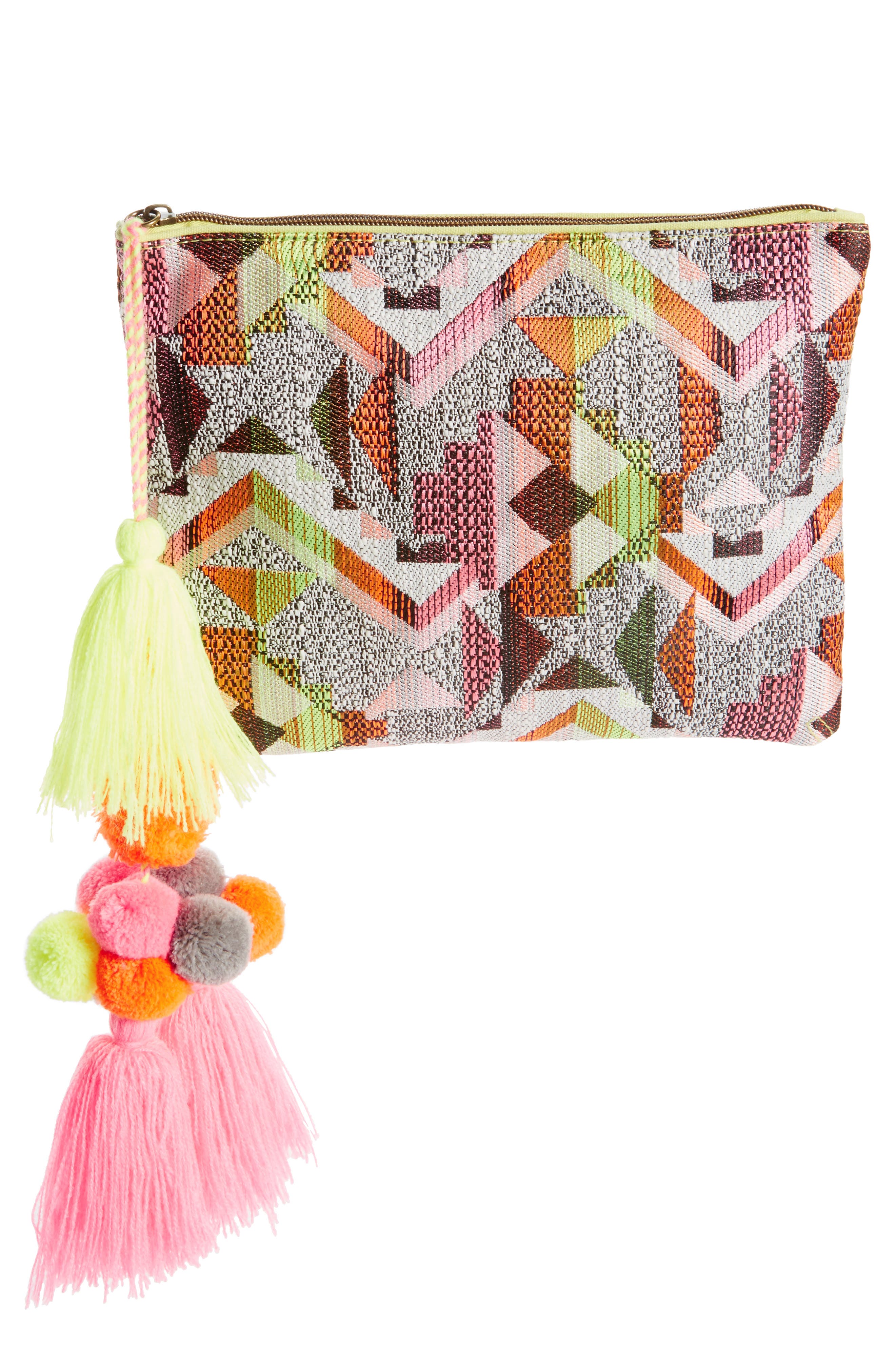 BP. Pom Zip Pouch, Main, color, 