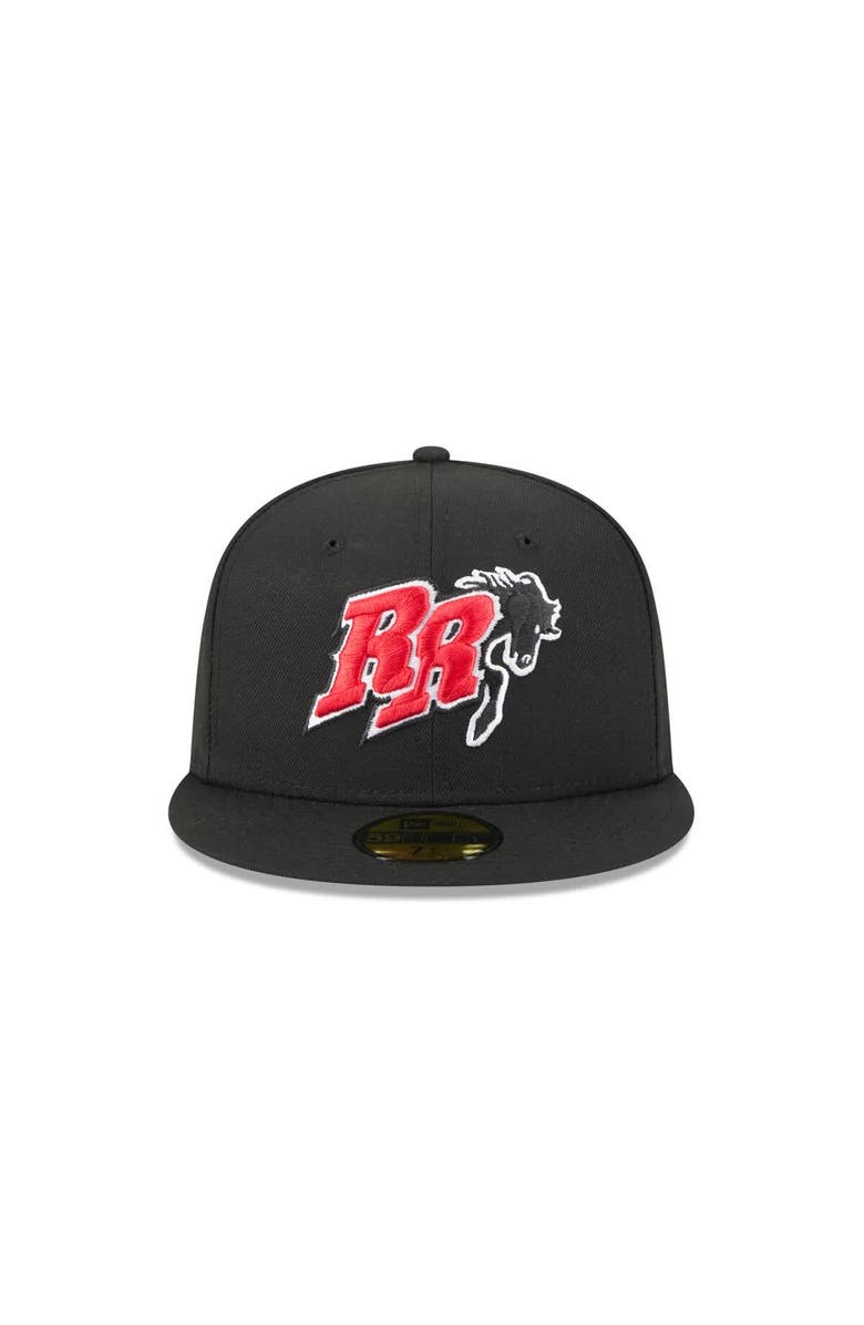 New Era Men's New Era Black Frisco RoughRiders Theme Nights 59FIFTY Fitted Hat, Alternate, color, Black