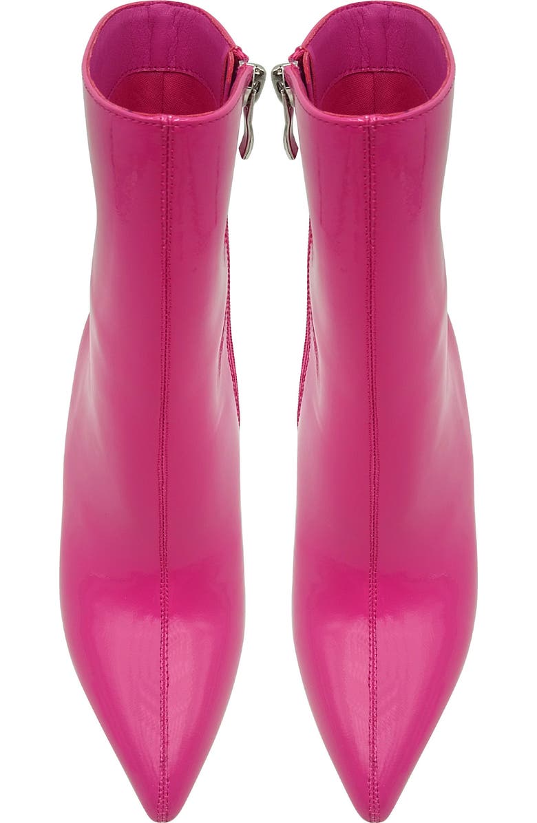 LADY COUTURE Crown Pointed Toe Bootie, Alternate, color, Fuchsia