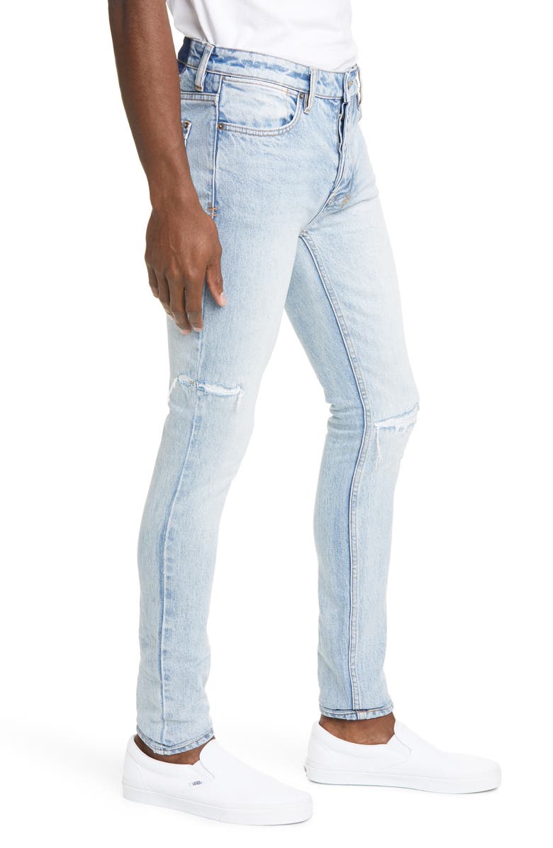 Ksubi Van Winkle The Streets Stitched Skinny Jeans, Alternate, color, 