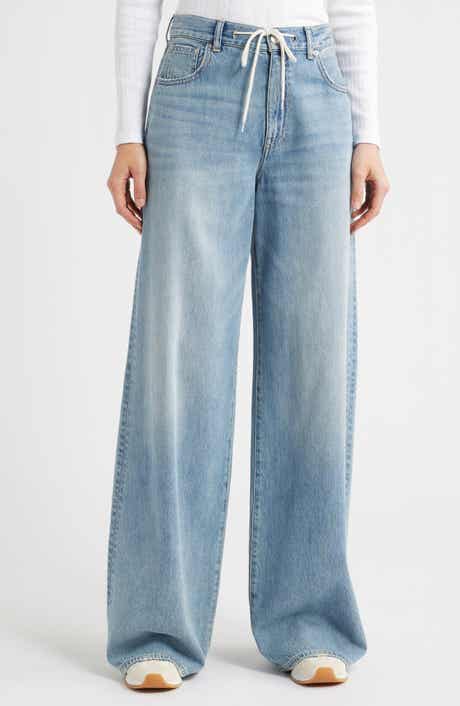 Madewell Superwide Leg Drawstring Jeans