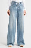 Madewell Superwide Leg Drawstring Jeans