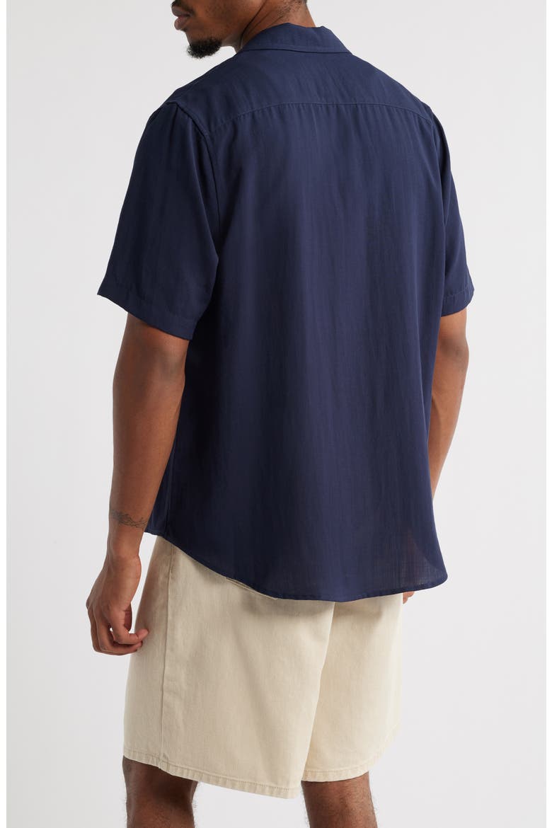 Into the Distance Camp Shirt, Alternate, color, NAVY