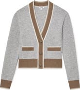 Reiss Louisa Tipped Wool & Cashmere Cardigan