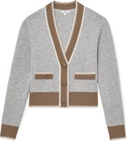 Reiss Louisa Tipped Wool & Cashmere Cardigan