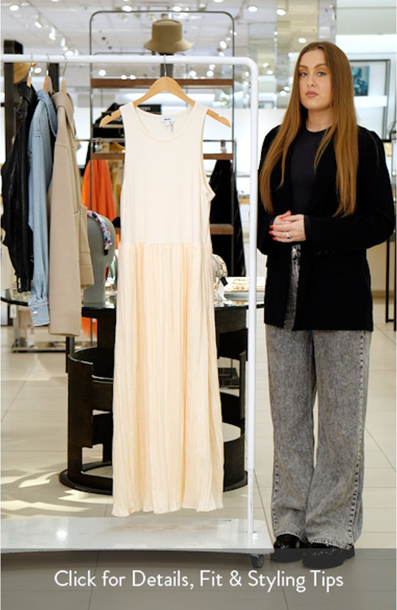 Mixed Media Maxi Dress, sales video thumbnail