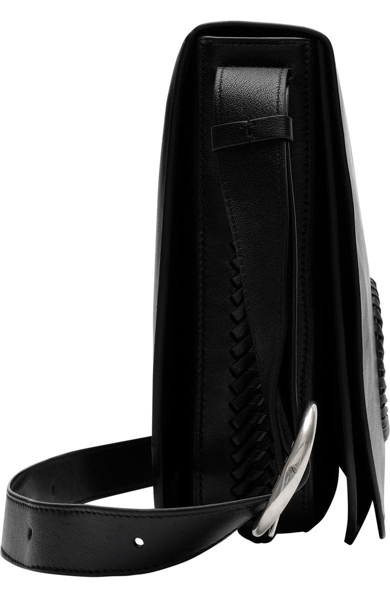 Burberry Tavistock Messenger Bag, Alternate, color, Black