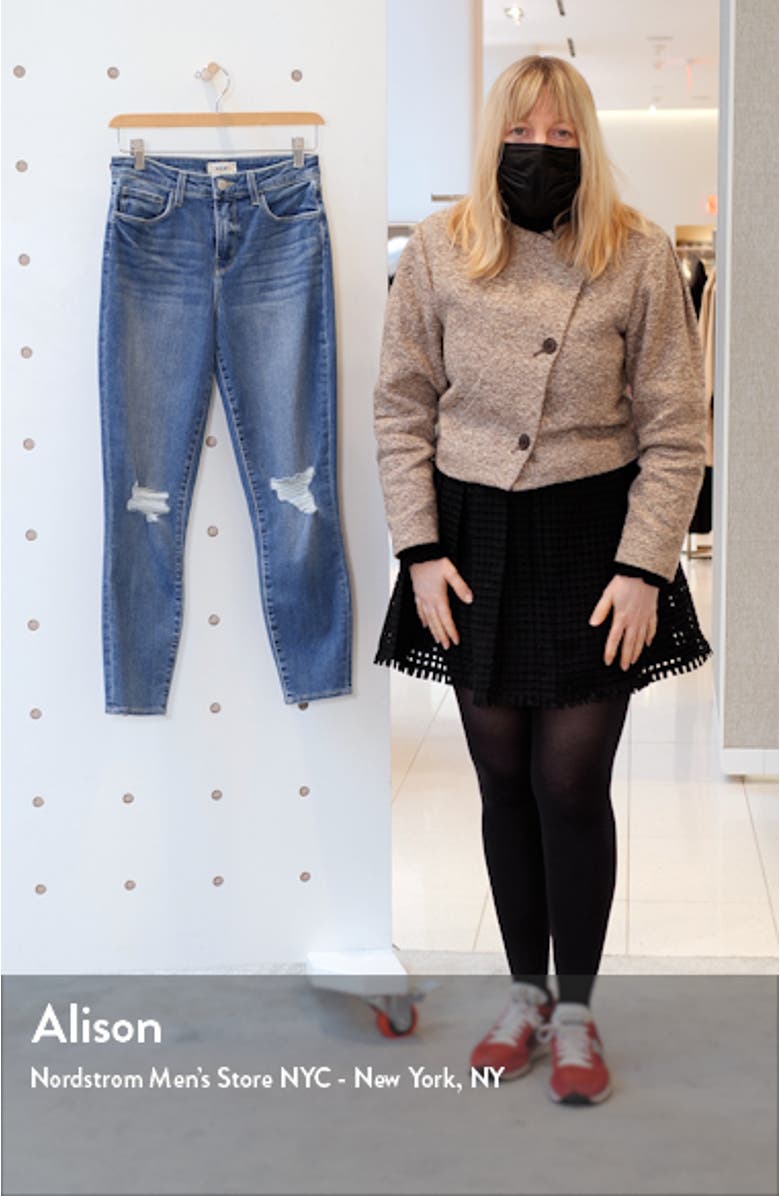 Margot Ripped High Waist Crop Skinny Jeans, sales video thumbnail