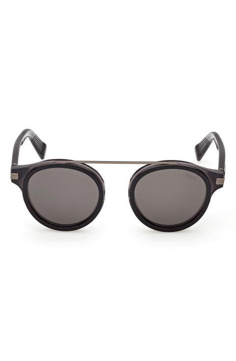 48mm Small Geometric Sunglasses