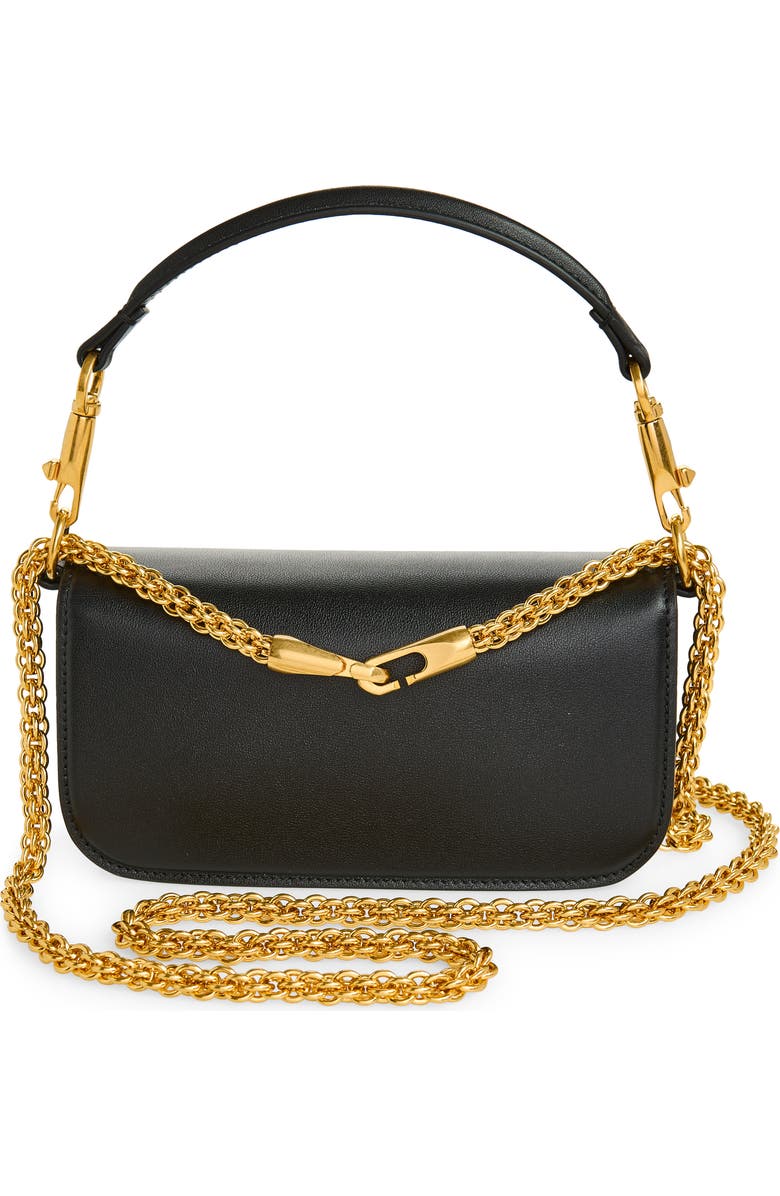Valentino Garavani Small Locò Shoulder Bag, Alternate, color, Nero