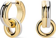 Ana Luisa Asher Drop Huggie Hoop Earrings