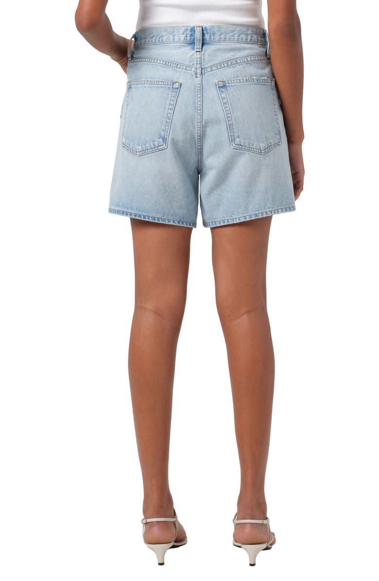 AGOLDE V-Waist Baggy Denim Shorts, Alternate, color, Backbeat
