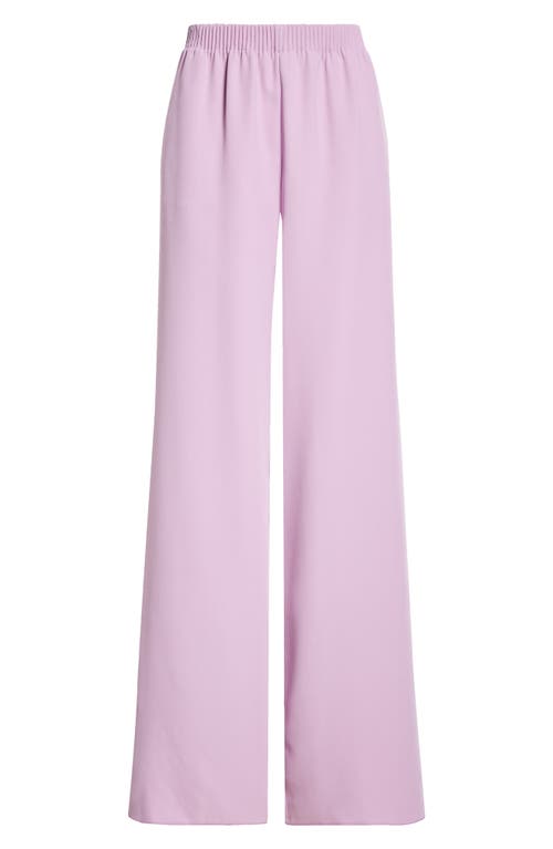 Valentino Cady Couture Wide-leg Pants In Violet